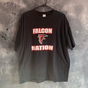 Gildan Black “Falcon Nation” T-Shirt